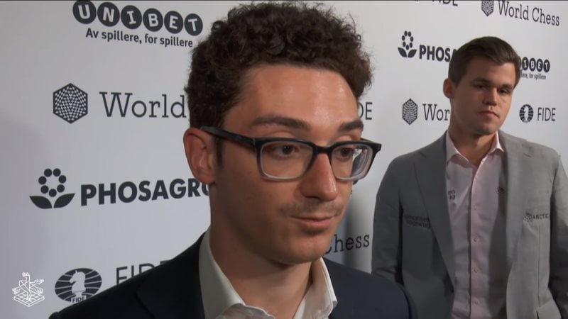 Championnat du Monde d'échecs 2018 partie 12 Interview