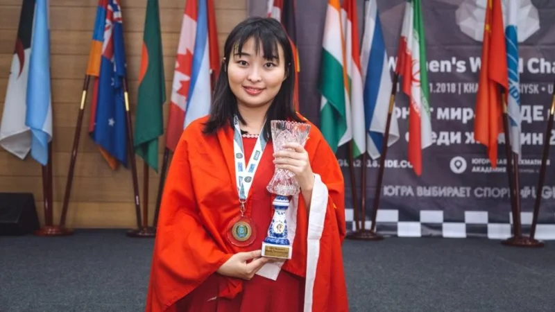 Ju Wenjun Championne du Monde d'échecs féminin 2018