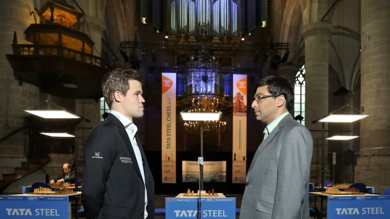 Tata Steel Chess 2019 ronde 10 Carlsen-Anand