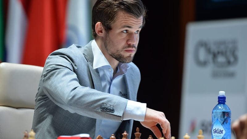 Shamkir Chess 2019 ronde 8 Magnus Carlsen