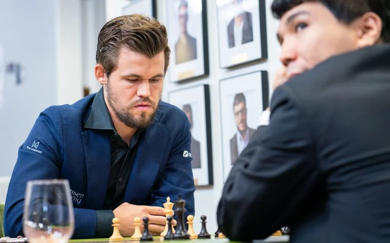 Sinquefield Cup 2019 ronde 10 Magnus Carlsen - Wesley So