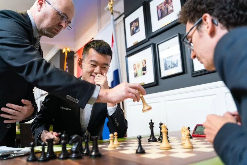 Sinquefield Cup 2019 ronde 9 Liren Ding-Fabiano Caruana