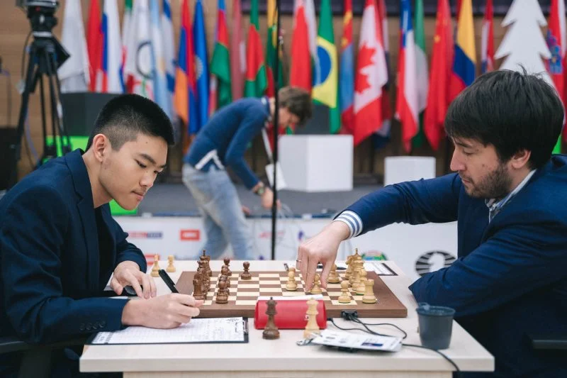 Coupe du Monde échecs FIDE 2019 ronde 5 partie 2 Xiong-Radjabov