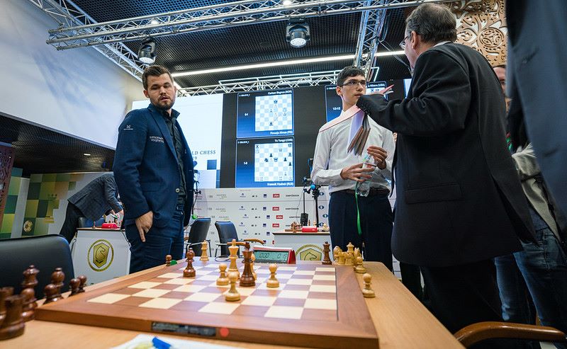Championnat du Monde Blitz 2019 Firouzja-Carlsen confusion