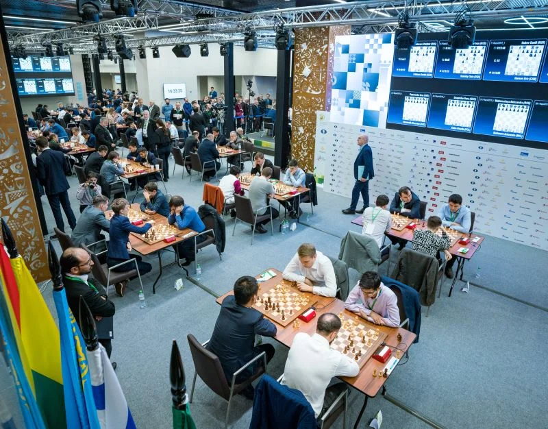 Championnat du Monde rapide 2019 Salle de jeu