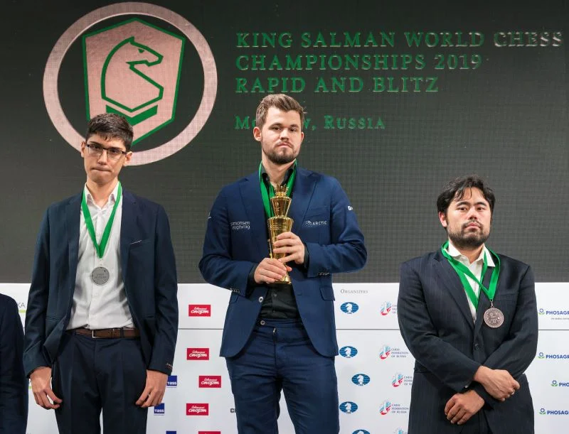 Podium Championnat Monde rapide Open 2019