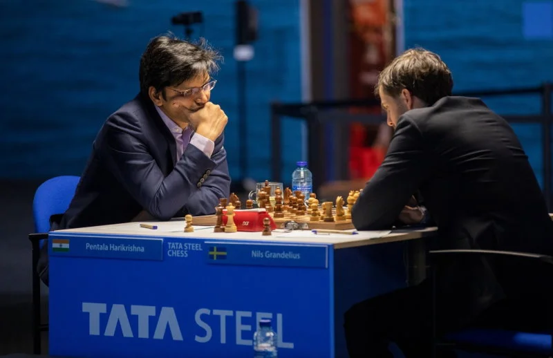 Tata Steel Chess Ronde Harikrishna - Grandelius