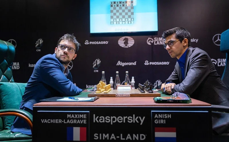 Tournoi Candidats 2020 ronde 10 Vachier-Lagrave - Giri