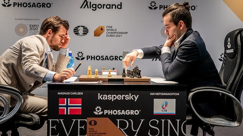 Championnat du Monde échecs 2021 partie 2