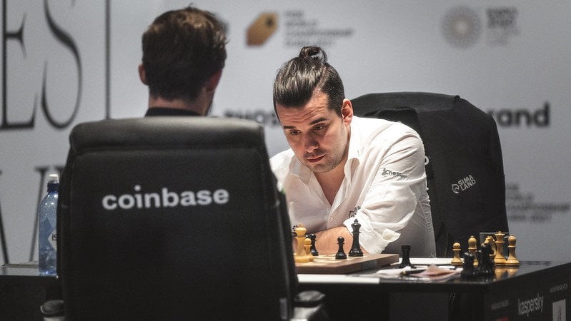 Championnat du Monde échecs 2021 partie 6
