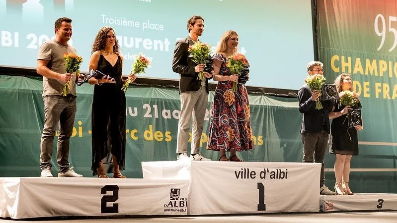 Podiums des Championnats de France d'échecs 2022 à Albi
