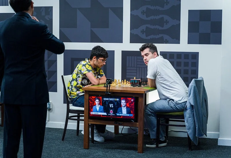 Départage entre Firoujza et Nepomniachtchi à la Sinquefield Cup 2022
