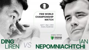 Championnat du Monde d'échecs 2023 Ian Nepomniachtchi - Liren Ding