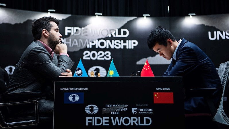Championnat du Monde d'échecs 2023 partie 11