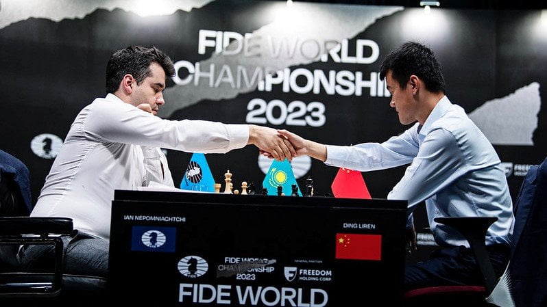Championnat du Monde d'échecs 2023 partie 13