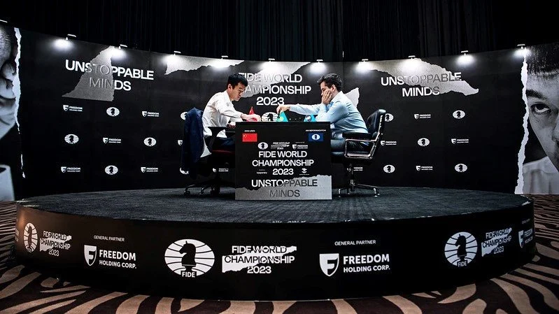 Championnat du Monde d'échecs 2023 partie 14