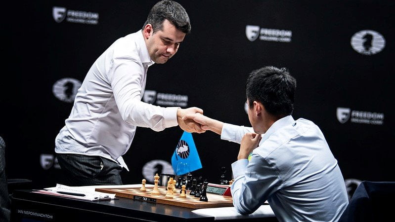 Championnat du Monde d'échecs 2023 partie 5