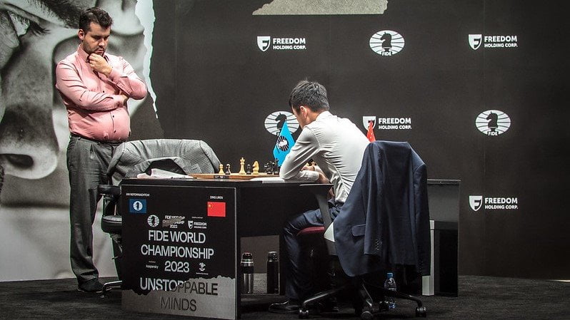 Championnat du Monde d'échecs 2023 partie 9