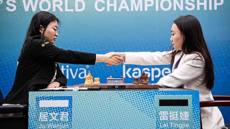 Championnat du Monde d'échecs féminin 2023 partie 10