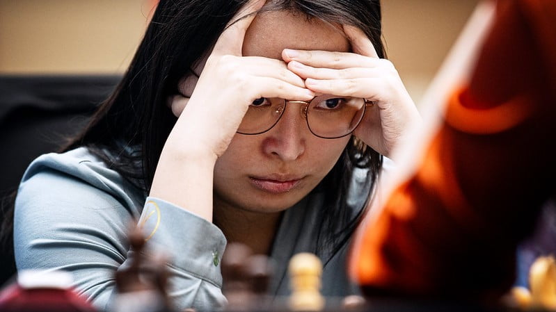 Championnat du Monde d'échecs féminin 2023 partie 7