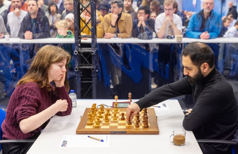 Tata Steel Chess Challengers 2024 Ronde 7 Eline Roebers-Salem Saleh
